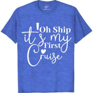 Oh Ship It's My First Cruise Fun Vacation Tee-Shirt Funny Cruise Vacation Shirts Embark on your maiden voyage with style in our "Oh Ship It's My First Cruise" Tee from VacationShirts.com! Perfect for first-timers, this humorous sailing t-shirt blends comfort with fun. Ideal for family cruises, it's a must-have piece of nautical vacation apparel and a memorable cruise trip souvenir.