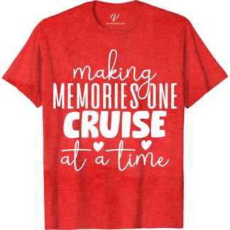 Making Memories One Cruise at a Time Casual Vacation Tee from VacationShirts.com Classic Cruise Vacation Shirts Set sail in style with our 'Making Memories One Cruise at a Time' Tee from VacationShirts.com. Perfect for family cruises or solo sailing adventures, this casual vacation tee blends comfort with nautical charm. Personalize your cruise apparel for unforgettable trip outfits. Embrace the sea in this unique, nautical-themed shirt!
