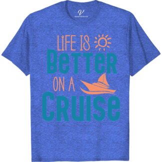 Life is Better on a Cruise Casual Vacation Tee - Nautical Theme Comfort Wear Classic Cruise Vacation Shirts Set sail in style with our 'Life is Better on a Cruise' Tee from VacationShirts.com. Merging nautical charm with maritime comfort, this casual cruise wear is perfect for any sea voyage or beach outing. Embrace the ocean breeze in our soft, ocean-themed t-shirt, your go-to for sailing vacation attire and cruise ship fashion.