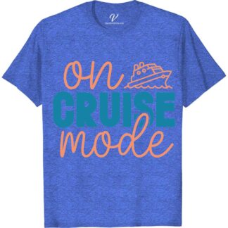 On Cruise Mode Casual Vacation Tee - Nautical Theme Comfort Wear Classic Cruise Vacation Shirts Set sail in style with our On Cruise Mode Casual Vacation Tee. Perfect for any sea adventure, this nautical-themed shirt combines comfort and maritime flair. Featuring a unique anchor design, it's the ultimate in ocean-inspired apparel. Ideal for beach outings or sailing, it's your go-to for coastal fashion.