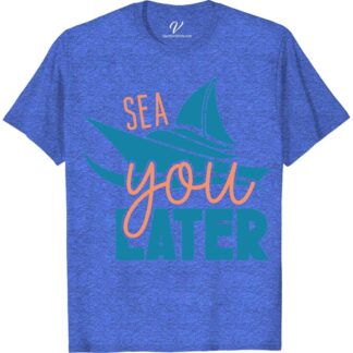 Ocean-Inspired 'Sea You Later' Casual Vacation Tee Beach Vacation Shirts Dive into vacation mode with our 'Sea You Later' Tee from VacationShirts.com. Crafted for beach lovers, this ocean-themed apparel merges casual sea tees' comfort with nautical t-shirt charm. Featuring a captivating marine-inspired design and an ocean quote that speaks to the soul, it's the ultimate coastal wear for any seaside escape.