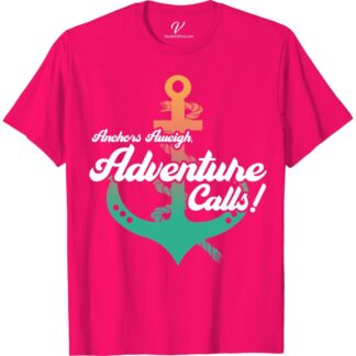 Anchors Aweigh Adventure Calls Graphic Tee - Nautical Vacation Shirt Classic Cruise Vacation Shirts Set sail on your next adventure with the Anchors Aweigh Adventure Calls Graphic Tee! This nautical vacation shirt, featuring a captivating maritime design, is perfect for sea voyages and coastal getaways. Embrace the spirit of the ocean with this essential piece of sailing-themed clothing, designed for every sailor at heart.