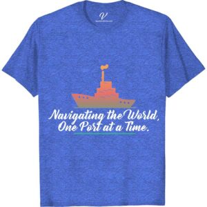Maritime Adventure - Navigating the World, One Port at a Time - Vacation Tee Classic Cruise Vacation Shirts Embark on a voyage with our Maritime Adventure Tee! Perfect for nautical enthusiasts and ocean explorers, this shirt is your ideal companion for sailing trips and port explorations. Crafted for adventurers, it embodies the spirit of sea journeys and coastal vacations. Navigate the world in style with this essential navigator's gear.