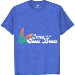 Cruisin' with the Ocean Breeze - Nautical Graphic Tee Classic Cruise Vacation Shirts Set sail in style with the "Cruisin' with the Ocean Breeze" Nautical Graphic Tee from VacationShirts.com. This maritime fashion masterpiece blends sea-inspired clothing with a sailor-themed appeal. Featuring a captivating coastal graphic, it's the perfect oceanic fashion wear for embracing beach vibes and sailing motifs. Dive into nautical design tees today!