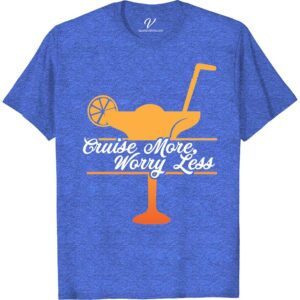 Cruise More, Worry Less Tropical Cocktail Graphic Tee - VacationShirts.com Exclusive Boozy Cruise Vacation Shirts Embrace the essence of paradise with our exclusive Cruise More, Worry Less Tropical Cocktail Graphic Tee. Perfect for any gender, this vacation-themed clothing merges comfort with style, making it a must-have for beach vacations, cruises, and summer cocktails. Stand out in our unique, travel-inspired shirt and make every moment a celebration!