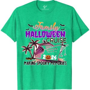 Family Halloween Cruise - Making Spooky Memories Vacation Tee Halloween Cruise Shirts Set sail on a haunting adventure with our Family Halloween Cruise Tee! Perfect for creating spooky memories, this custom shirt unites your crew in style. Featuring unique Halloween cruise apparel designs, it's ideal for matching outfits, adding a magical touch to your Halloween vacation. Embrace the spirit in our exclusive spooky family cruise gear!
