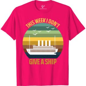 Seaside Humor Graphic Tee – 'This Week I Don't Give a Ship' – Casual Vacation Shirt Funny Cruise Vacation Shirts Dive into vacation mode with our Seaside Humor Graphic Tee, featuring the playful "This Week I Don't Give a Ship" slogan. Perfect for beach lovers and sailing enthusiasts, this casual vacation shirt blends nautical humor with summer vibes. Embrace coastal casual wear with this ocean-themed, humorous sailing shirt, making every travel and beach vacation outfit effortlessly cool and laugh-out-loud funny.