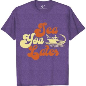Sea You Later Nautical-Themed Casual Vacation Tee from VacationShirts.com Classic Vacation Shirts Dive into style with our "Sea You Later" Nautical-Themed Casual Vacation Tee from VacationShirts.com. Perfect for beach lovers, this ocean-inspired t-shirt blends maritime charm with coastal vacation flair. Featuring unique nautical graphics, it's the ultimate sailor theme tee for your next seaside getaway. Embrace the sea life in casual, chic comfort!
