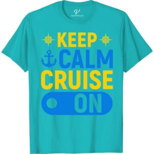 Keep Calm and Cruise On Nautical Anchor Vacation Tee Shirt Classic Cruise Vacation Shirts Set sail in style with our "Keep Calm and Cruise On" Nautical Anchor Vacation Tee! Perfect for any sea lover, this maritime fashion statement blends comfort with iconic ocean imagery. Ideal for both men and women, it's the ultimate cruise wear, showcasing a love for boating and sea-themed adventures.