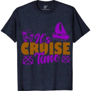 Tropical Getaway 'It's Cruise Time' Graphic Tee - VacationShirts.com Exclusive Classic Cruise Vacation Shirts Set sail in style with the exclusive 'It's Cruise Time' Graphic Tee from VacationShirts.com. Perfect for any tropical getaway, this beach vacation apparel combines comfort with unique tropical tee designs. Embrace the cruise vacation spirit with this nautical-themed shirt, a must-have addition to your summer cruise wear collection.