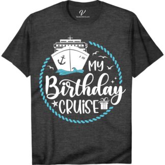 Ocean Adventure Birthday Cruise Celebration Tee - Nautical Themed Party Wear Birthday Cruise Shirts Set sail on your birthday adventure with our Ocean Adventure Birthday Cruise Celebration Tee! Perfect for sea lovers, this nautical-themed party wear from VacationShirts.com combines style and comfort. Embrace your inner sailor with this maritime adventure clothing, ideal for any cruise ship party or ocean-themed birthday gear. Dive in!