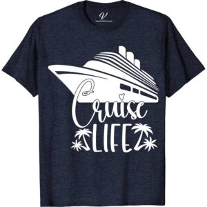 Cruise Life Tropical Palm Graphic Tee for Travel Enthusiasts Classic Cruise Vacation Shirts Dive into adventure with our Cruise Life Tropical Palm Graphic Tee! Perfect for travel enthusiasts, this beach graphic T-shirt from VacationShirts.com embodies the spirit of summer travel. Featuring a stunning palm tree design, it's the ultimate piece of tropical destination clothing for your next ocean-themed escapade. Embrace your wanderlust!