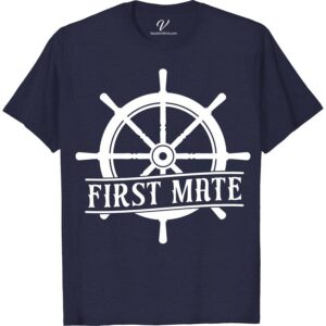Nautical First Mate Crewneck Tee - VacationShirts.com Exclusive Classic Cruise Vacation Shirts Set sail in style with our Nautical First Mate Crewneck Tee, a VacationShirts.com Exclusive. Perfect for any maritime vacation, this premium shirt blends coastal fashion with the spirit of the sea. Ideal for yacht parties or sailing trips, it's the ultimate in boating crew shirts and exclusive sailor tees.