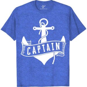 Maritime Captain Anchor Graphic Vacation Tee Classic Cruise Vacation Shirts Set sail in style with our Maritime Captain Anchor Graphic Vacation Tee. Perfect for sea adventurers and boat captains, this nautical vacation shirt combines maritime fashion with a striking anchor design. Embrace the ocean's call in this comfortable, ocean-themed clothing, ideal for any sailing apparel collection. Dive into your sea adventure today!