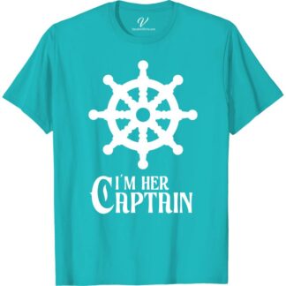 Nautical-Themed 'I'm Her Captain' Crewneck Tee for Couples Classic Cruise Vacation Shirts Set sail in style with VacationShirts.com's 'I'm Her Captain' Crewneck Tee, the ultimate nautical couple shirt. Perfect for maritime lovers, these matching sailor tees feature charming anchor designs, symbolizing a strong bond. Ideal for captains and their first mates, this boat-themed apparel adds a wave of romance to any sea adventure.