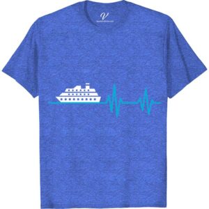 Cruise Heartbeat Graphic Tee - Nautical Vacation Shirt from VacationShirts.com Classic Cruise Vacation Shirts Set sail in style with our Cruise Heartbeat Graphic Tee! Perfect for any nautical adventure, this ocean-inspired tee blends comfort with a unique cruise ship design. Ideal for both men and women, it's the ultimate addition to your cruise wear collection. Make unforgettable memories in this standout piece from VacationShirts.com.