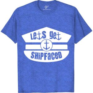 Let's Get Shipfaced Nautical Humor Vacation Tee-Shirt Funny Cruise Vacation Shirts Dive into fun with the "Let's Get Shipfaced" Nautical Humor Tee from VacationShirts.com! Perfect for boat parties, yacht gatherings, or beach festivities, this funny sailing shirt combines maritime jokes and sailor humor. Crafted for ocean lovers, it's the ultimate nautical vacation tee. Anchor your style in laughter with this sea-themed funny tee!
