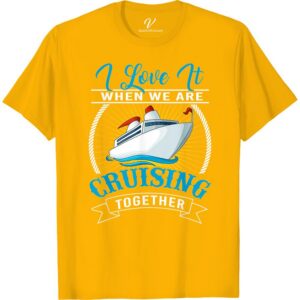 Couples Cruise Love Tee - Perfect Vacation Shirt for Two Set sail in style with our Couples Cruise Love Tee – the perfect vacation shirt for two! With matching designs for couples, this love tee is ideal for a romantic getaway. Show off your love on the high seas with our his and hers cruise shirts.