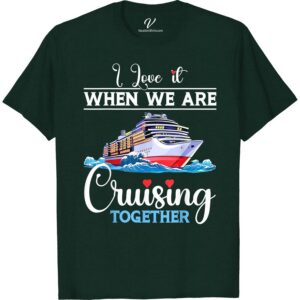 Couples Cruise Vacation Tee - Matching Travel Shirt for Two  Set sail in style with our Couples Cruise Vacation Tee - the perfect matching travel shirt for two! Whether hitting the deck or exploring ports, these his and hers cruise shirts will keep you looking cute and coordinated. Get your cruise couple t-shirts now and make vacation memories in matching fashion!