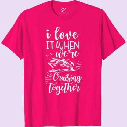 Couple's Cruise Tee - Love & Adventure | VacationShirts.com  Set sail on your next romantic getaway with our Couple's Cruise Tee! Perfect for lovebirds seeking adventure, this matching cruise shirt is a must-have addition to your vacation wardrobe. Shop now and make a splash in style on your next cruise vacation!