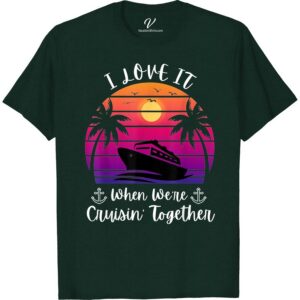 Tropical Sunset 'Cruisin' Together' Tee - VacationShirts.com Escape to paradise with our Tropical Sunset 'Cruisin' Together' Tee! Perfect for couples on a beach vacation, this sunset cruise shirt features stunning vacation shirt designs that capture the essence of a summer getaway. Get your cruise vacation tee now for a memorable tropical t-shirt experience!