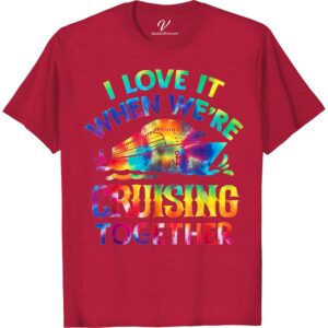 Cruise Together Tie Dye Tee - Unique VacationShirts.com Exclusive  Set sail in style with our Exclusive Tie Dye Cruise Top! The Cruise Together Shirt is the perfect addition to your vacation wardrobe, with its unique tie dye design and comfortable fit. Stand out on your next adventure with this VacationShirts.com exclusive!