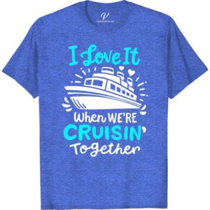Cruisin' Love Tee - Perfect Couple's Vacation Shirt Set sail in style with our Cruisin' Love Tee - the perfect couple's vacation shirt. Matching couple shirts ideal for your romantic getaway, this love-themed vacation tee is a must-have for couples cruise wear. Elevate your travel attire with our couples travel t-shirts and make memories in matching fashion.