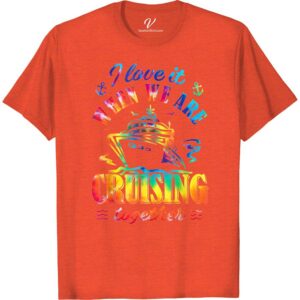 Couples' 'Cruising Together' Tee - Vibrant Vacation Shirt Set sail in style with our Couples' 'Cruising Together' Tee! Perfect for any romantic getaway, this vibrant vacation shirt is a must-have for matching cruise outfits. Get ready to turn heads on the ship deck with this ultimate cruise wear for couples.