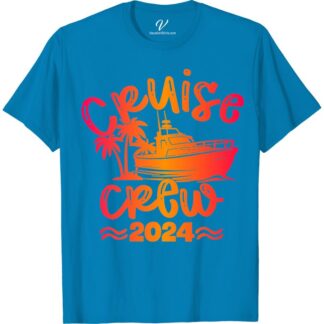 Cruise Crew 2024: Ultimate Tropical Group Tee  Set sail in style with our Cruise Crew 2024: Ultimate Tropical Group Tee! Perfect for your whole squad, this cruise vacation shirt is the ultimate cruise apparel. Rock your group cruise clothing on deck and make memories in this tropical vacation tee.