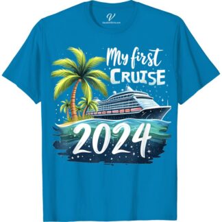 2024 First Cruise Tropical Tee - Limited Edition  Set sail in style with our 2024 First Cruise Tropical Tee - the must-have limited edition cruise t-shirt for your next voyage. Perfect as a first cruise souvenir, this tropical travel tee is the ultimate addition to your cruise vacation shirt collection. Don't miss out!