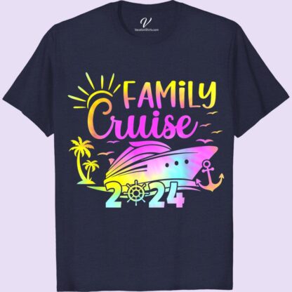 2024 Family Cruise Tee - Vibrant Vacation Shirt  Get ready to set sail in style with our 2024 Family Cruise Tee! Perfect as a vibrant vacation t-shirt or a family vacation shirt, this cruise tee is a must-have for your next cruise vacation. Stand out on the deck with our vibrant family t-shirt!