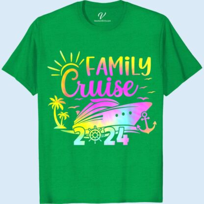 2024 Family Cruise Tee - Vibrant Vacation Shirt  Get ready to set sail in style with our 2024 Family Cruise Tee! Perfect as a vibrant vacation t-shirt or a family vacation shirt, this cruise tee is a must-have for your next cruise vacation. Stand out on the deck with our vibrant family t-shirt!