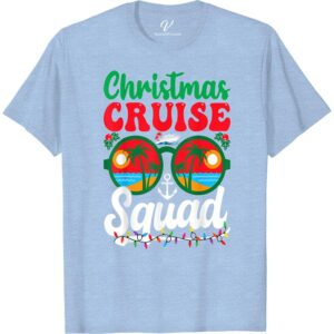 Festive Cruise Squad Tee - Tropical Xmas Vacation Shirt  Get ready to set sail in style with our Festive Cruise Squad Tee! Perfect for your tropical Xmas vacation, this holiday cruise apparel is a must-have for your cruise vacation clothing collection. Rock the festive tropical tee and show off your Christmas cruise gear with your squad!