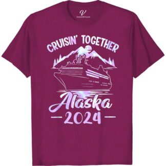 Alaska 2024 Cruisin' Together Tee - Graphic Vacation Shirt  Set sail for adventure with our Alaska 2024 Cruisin' Together Tee! Perfect for your next cruise trip, this graphic vacation shirt is a must-have for any Alaska travel enthusiast. Show off your love for cruising in style with this trendy Alaska cruise t-shirt.