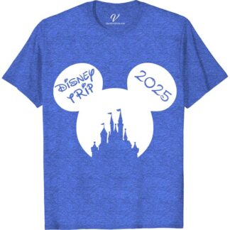 Magical Castle Adventure Family Vacation Tee - Disney Trip 2025 2025 Disney Vacation Shirts Embark on a magical journey with our Disney Trip 2025 Magical Castle Adventure Family Vacation Tee from VacationShirts.com! Customizable and perfect for matching Disney vacation tees, this personalized Disney trip gear features enchanting castle designs, ensuring your family's Disney adventure outfits are unforgettable. Get Disney bound in style for 2025!