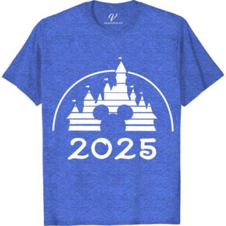 Castle Silhouette and Year Family Vacation Crew Neck Tee Disney Vacation Shirts Embark on magical adventures with our Castle Silhouette Family Vacation Crew Neck Tee from VacationShirts.com! Perfect for group getaways, this custom family holiday shirt features a captivating castle graphic, personalized for your clan. Unite in style with matching family vacation outfits, making every moment memorable. Ideal for theme park outings!