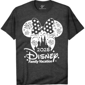 Disney Family Vacation 2025 - Magical Castle Fireworks Tee 2025 Disney Vacation Shirts Experience the enchantment of Disney 2025 with our Magical Castle Fireworks Tee from VacationShirts.com. Perfect for the whole family, these custom Disney Family Tees feature dazzling fireworks over the iconic castle, personalizing your magical kingdom adventure. Ideal for matching Disney vacation outfits, make memories in style!