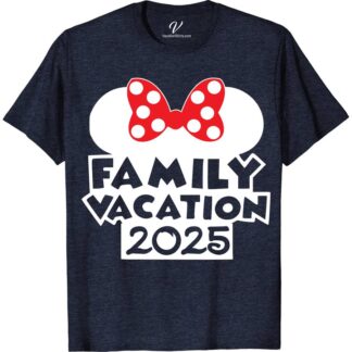 Family Vacation 2025 - Fun Themed Graphic Tee for Holiday Getaways 2025 Disney Vacation Shirts Embark on your 2025 adventure with our Family Vacation Shirts! Featuring fun, themed designs perfect for any getaway, these matching tees bring your holiday spirit to life. Customize for a personal touch, making every road trip, tropical escape, or family holiday memorable. Shop now for unique, cute apparel at VacationShirts.com!