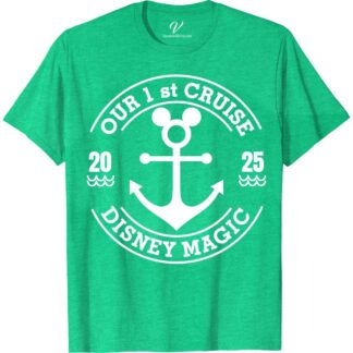 First Cruise Celebration Tee with Disney Magic Anchor Design Disney Cruise Shirts Celebrate your first Disney cruise with our exclusive Magic Anchor Tee from VacationShirts.com! This custom Disney Cruise outfit, featuring a unique Disney Magic Anchor design, is perfect for the whole family. Embrace the magic of your sea adventure with this nautical Disney shirt, the ultimate Disney vacation clothing.