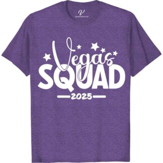 Vegas Squad 2025 - Group Trip Celebration Tee Las Vegas Vacation Shirts Celebrate in style with Vegas Squad 2025 Tees from VacationShirts.com! Perfect for any Vegas occasion - from wild bachelorette/bachelor parties to memorable family reunions. Customize your celebration with our unique, personalized Vegas group tees. Stand out on the Strip with matching shirts that make every moment unforgettable.