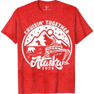 Alaska 2024 Cruisin' Together Mountain and Wildlife Graphic Tee Alaska Cruise 2024 Shirts Embark on your Alaska 2024 adventure with our "Cruisin' Together" Mountain and Wildlife Graphic Tee! Perfect for Alaska cruise clothing enthusiasts, this nature-inspired t-shirt features stunning wildlife and mountain apparel graphics. A must-have Alaska vacation souvenir, it's ideal for outdoor adventures or as a memorable gift. Dive into the wild in style!