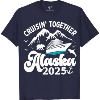 Cruisin' Together Alaska 2025 - Scenic Wildlife and Cruise Ship Vacation Tee 2025 Alaska Cruise Shirts Embark on a memorable journey with the "Cruisin' Together Alaska 2025" Tee. Perfect for adventurers, this shirt captures the essence of scenic wildlife and the majestic cruise experience. A must-have Alaska 2025 souvenir, it's your go-to for cruise ship vacation apparel, blending style with the spirit of Alaska's scenic wonders.