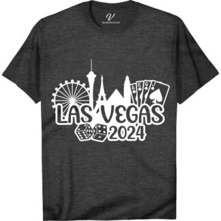 Vegas 2024 Landmark & Casino Tee - VacationShirts.com  Get ready to hit the jackpot with our Vegas 2024 Landmark & Casino Tee! This stylish Las Vegas T-shirt is the perfect souvenir to remember your Vegas trip. Featuring iconic landmarks, it's the ultimate Casino T-shirt for any Vegas vacation. Get yours now at VacationShirts.com!