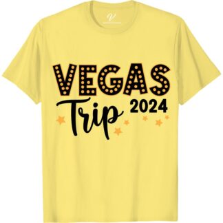 Vegas 2024 Unisex Tee - Colorful Vacation Styles  Get ready for your 2024 Vegas trip with our Colorful Vegas T-Shirt! This trendy Vegas top is perfect for any casual Vegas outfit. Whether you're hitting the strip or lounging by the pool, our Unisex Vegas Shirt is a must-have Vegas themed clothing item and an ideal Las Vegas souvenir tee.