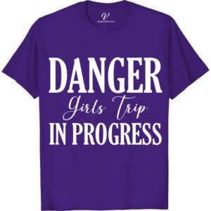 Danger Girls Trip Tee - Fun & Sassy Vacation Shirt Get ready for your next adventure with our Danger Girls Trip Tee! This fun vacation shirt is perfect for your travel squad, with its sassy and humorous design. Whether you're on a girls getaway or a group vacation, this sassy girls trip top is sure to make a statement!