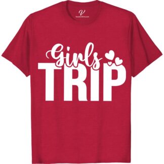 Girls Trip T-Shirt - Fun & Stylish Vacation Tees  Get ready for your next girls getaway with our fun and stylish Girls Trip T-Shirt! Perfect for matching vacation shirts, these cute trip shirts are ideal for any ladies' weekend. Grab your travel t-shirts for women and make your trip unforgettable with our trendy girls weekend shirts.