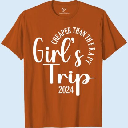 Girl's Trip 2024 Tee - Fun & Budget-Friendly | VacationShirts Girls Trip Shirts Get ready for your next girls' getaway with our fun and budget-friendly Girls Trip 2024 Tee! Perfect for group travel, bachelorette parties, or simply a vacation with your besties. Stand out with matching vacation shirts that are custom-made for your squad. Shop now and make memories in style!