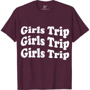 Girls Trip Slogan Tee - Fun Group Vacation Shirt Get ready for your next girls trip with our fun and trendy Girls Trip Slogan Tee! Perfect for a bachelorette party or a weekend getaway, this matching vacation shirt will have you and your besties laughing all vacation long. Travel in style with our Girls Getaway Shirt!