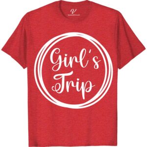 Girl's Trip T-Shirt: Colorful & Comfy Vacation Tee Get ready for your next adventure with our Girl's Trip Tee! This colorful and comfy travel shirt is perfect for any girls getaway. Made with soft, breathable fabric, it's the ultimate vacation apparel for a fun and stylish trip. Shop now and complete your girls trip outfit!