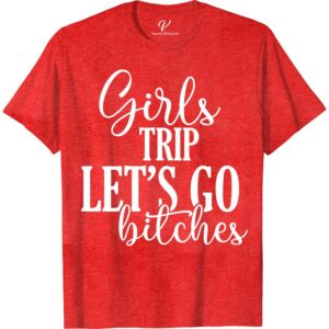 Girls Trip Tee - Fun Group Vacation Graphic T-Shirt  Get ready for your next girls getaway with our Girls Trip Tee! This fun vacation tee is perfect for your vacation squad, featuring a travel graphic design that screams adventure. Whether you're hitting the beach or exploring the city, this group travel shirt is a must-have for your girls trip!